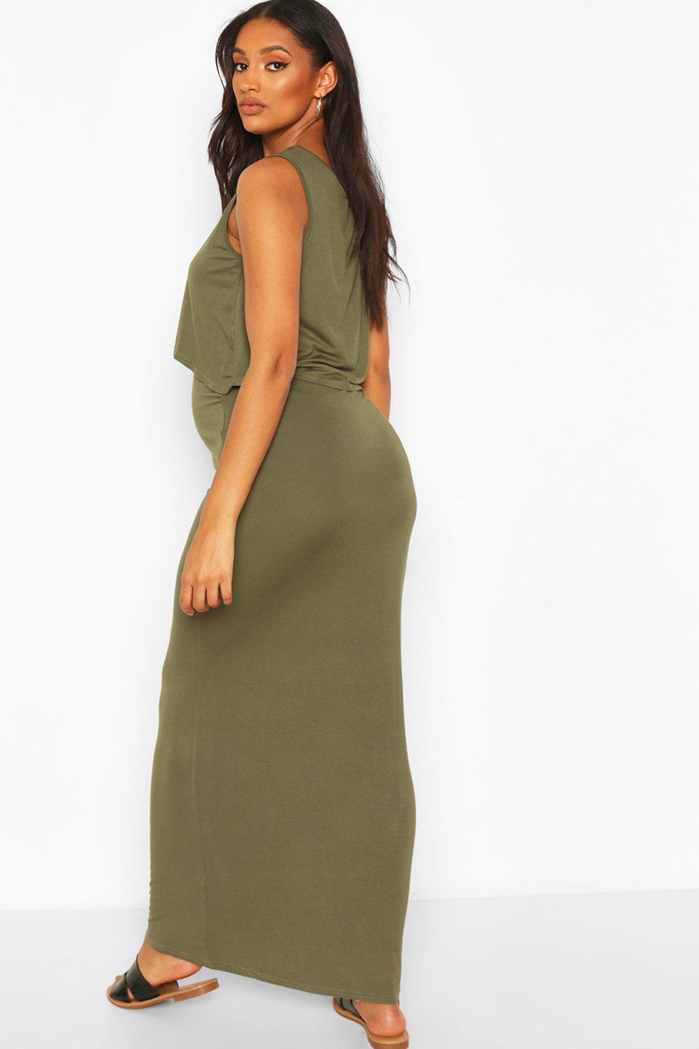 Maternity Nursing Maxi Dress boohoo